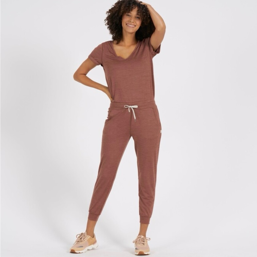 Vuori Brown Jumpsuit